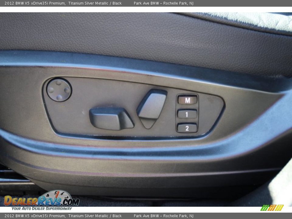 2012 BMW X5 xDrive35i Premium Titanium Silver Metallic / Black Photo #14