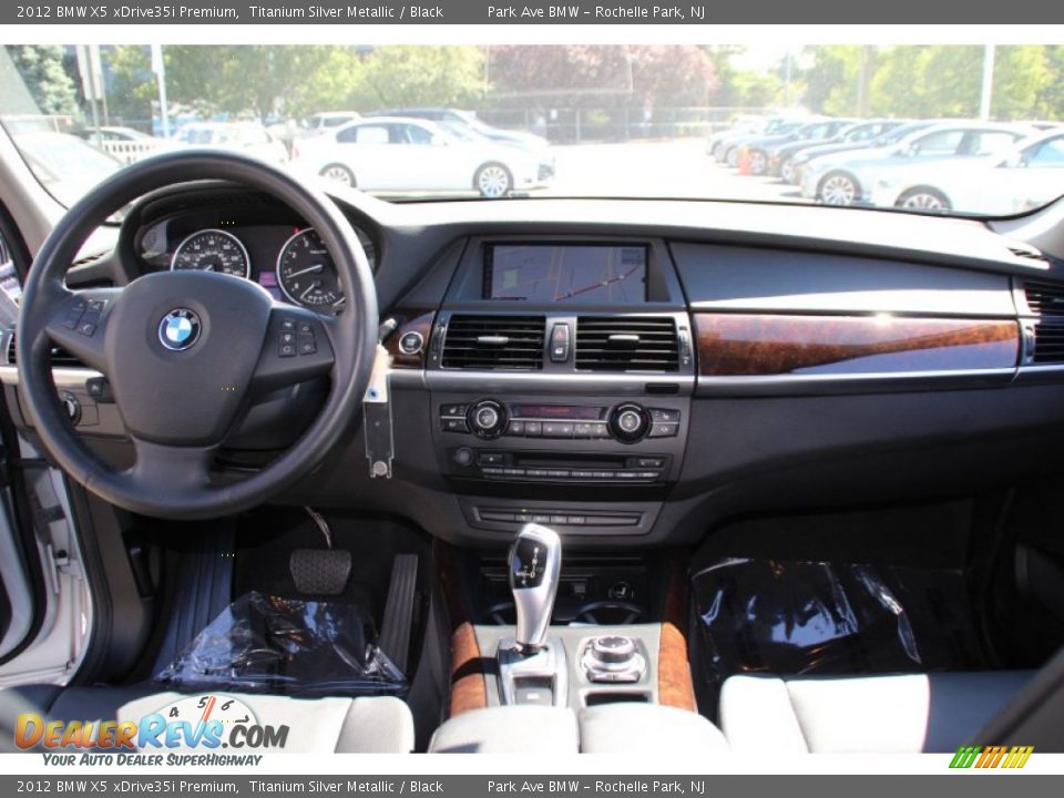 2012 BMW X5 xDrive35i Premium Titanium Silver Metallic / Black Photo #16