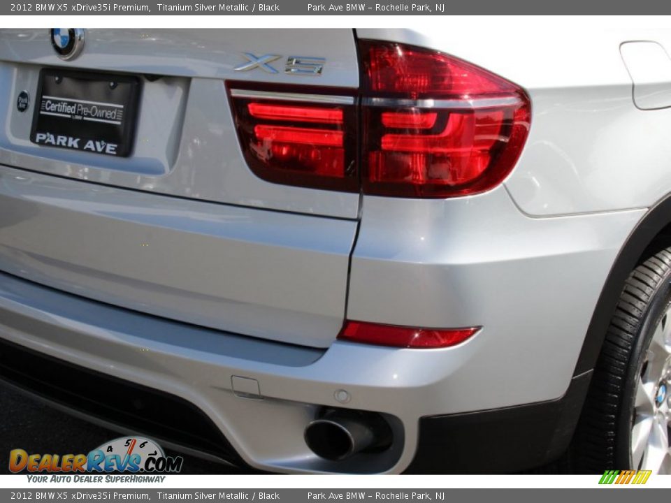 2012 BMW X5 xDrive35i Premium Titanium Silver Metallic / Black Photo #26