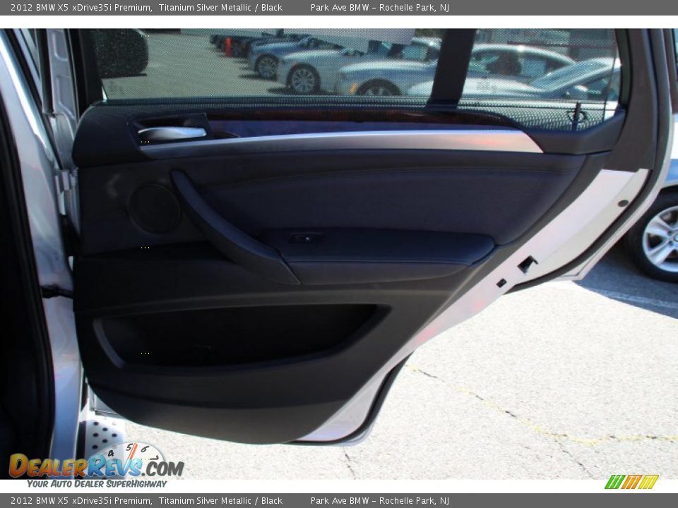 2012 BMW X5 xDrive35i Premium Titanium Silver Metallic / Black Photo #27