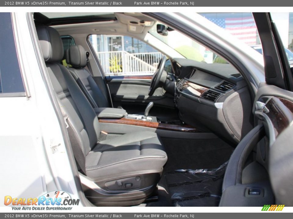 2012 BMW X5 xDrive35i Premium Titanium Silver Metallic / Black Photo #31