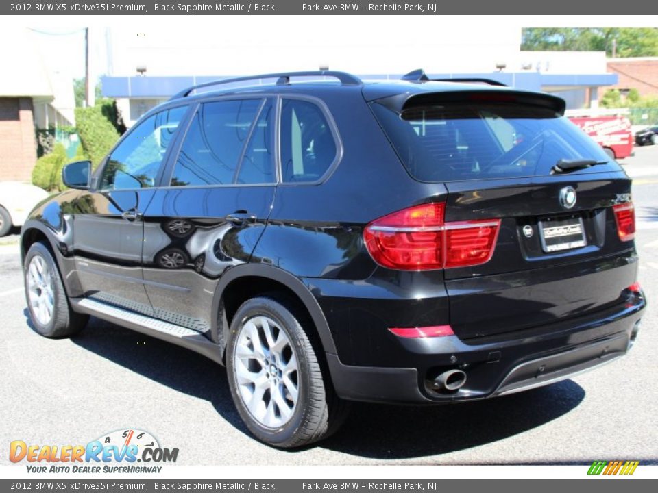 2012 BMW X5 xDrive35i Premium Black Sapphire Metallic / Black Photo #5