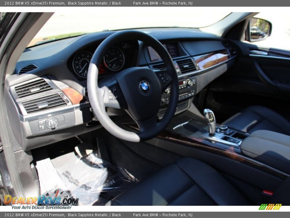 2012 BMW X5 xDrive35i Premium Black Sapphire Metallic / Black Photo #11