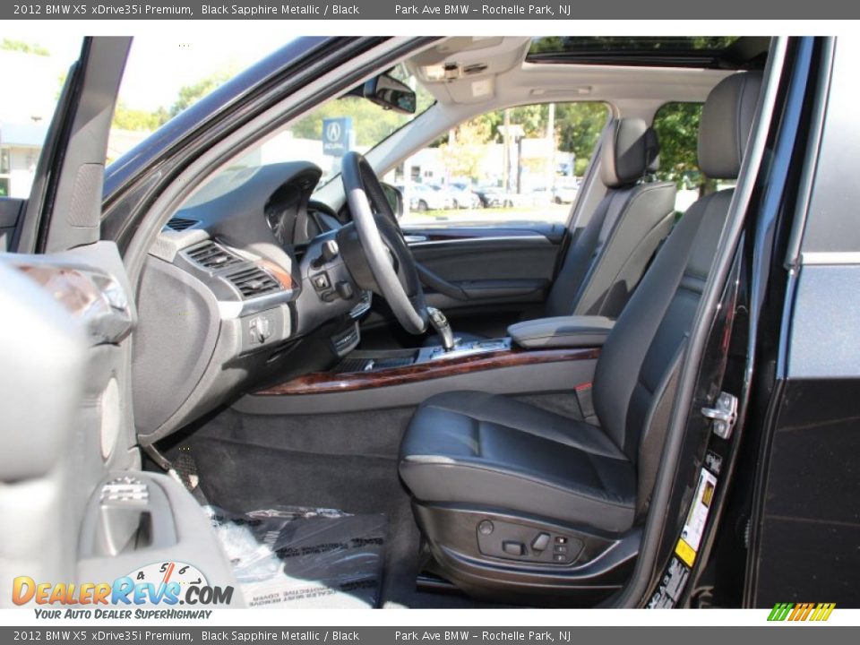 2012 BMW X5 xDrive35i Premium Black Sapphire Metallic / Black Photo #12