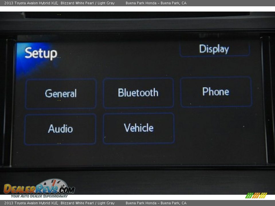 2013 Toyota Avalon Hybrid XLE Blizzard White Pearl / Light Gray Photo #25