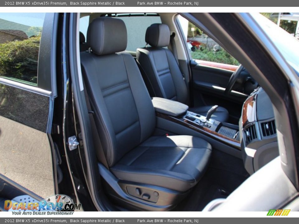 2012 BMW X5 xDrive35i Premium Black Sapphire Metallic / Black Photo #32