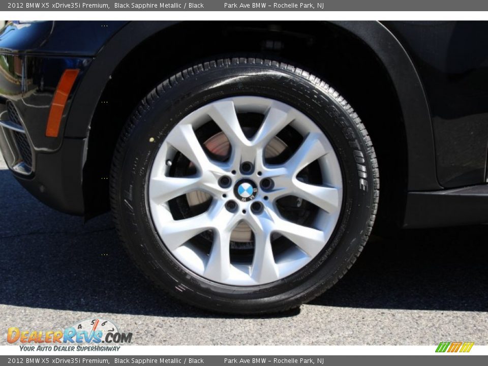 2012 BMW X5 xDrive35i Premium Black Sapphire Metallic / Black Photo #35