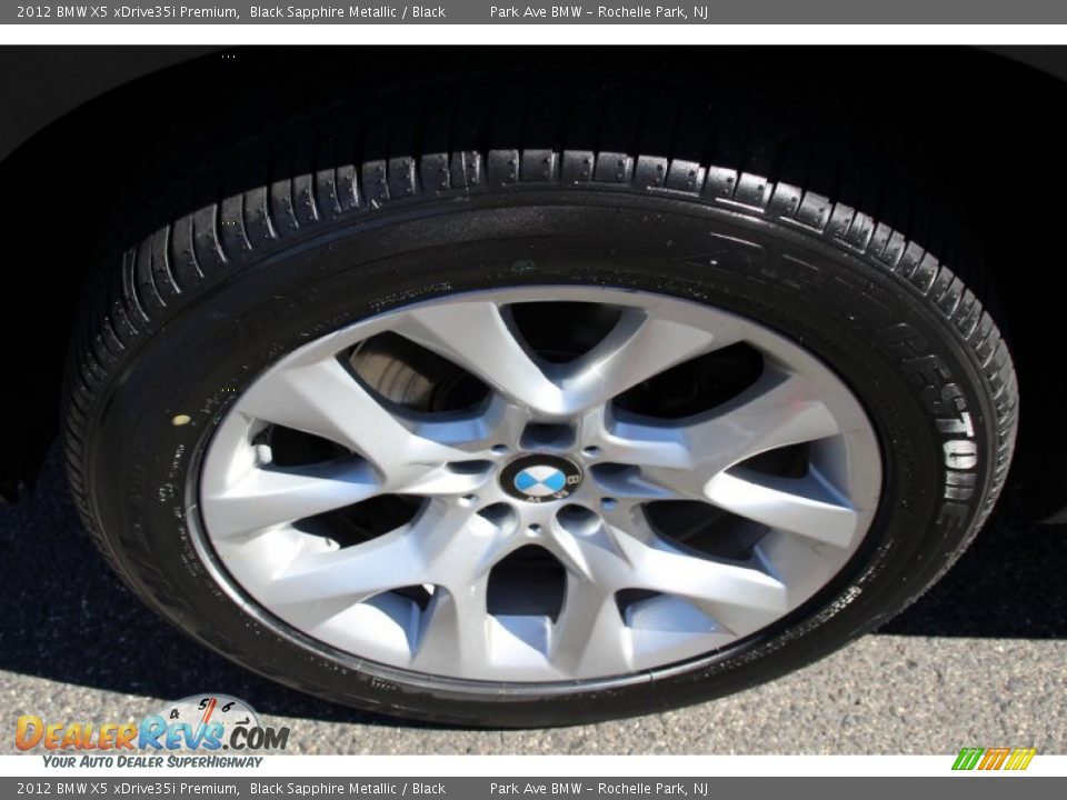 2012 BMW X5 xDrive35i Premium Black Sapphire Metallic / Black Photo #36
