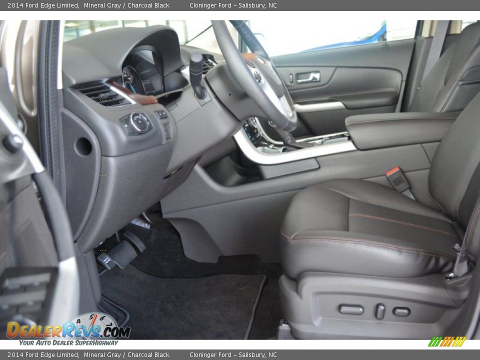 2014 Ford Edge Limited Mineral Gray / Charcoal Black Photo #6