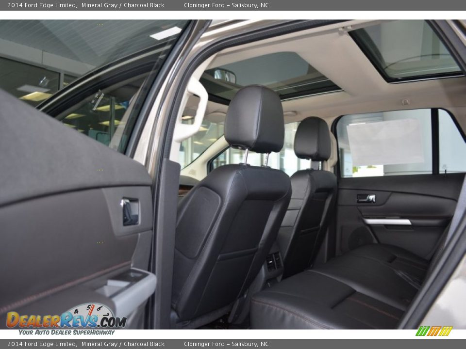 2014 Ford Edge Limited Mineral Gray / Charcoal Black Photo #8