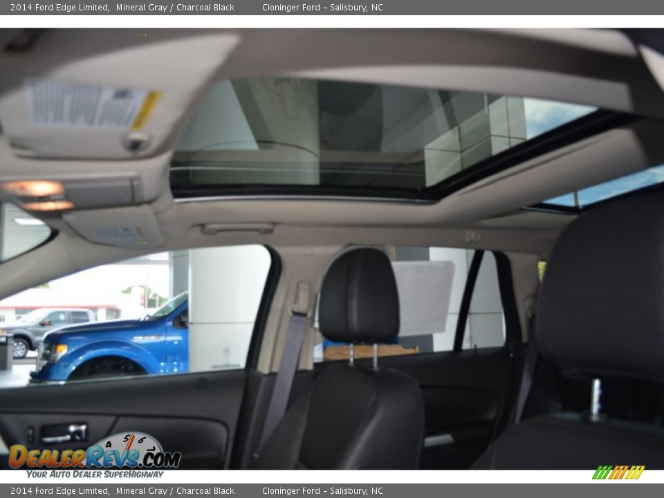 2014 Ford Edge Limited Mineral Gray / Charcoal Black Photo #14