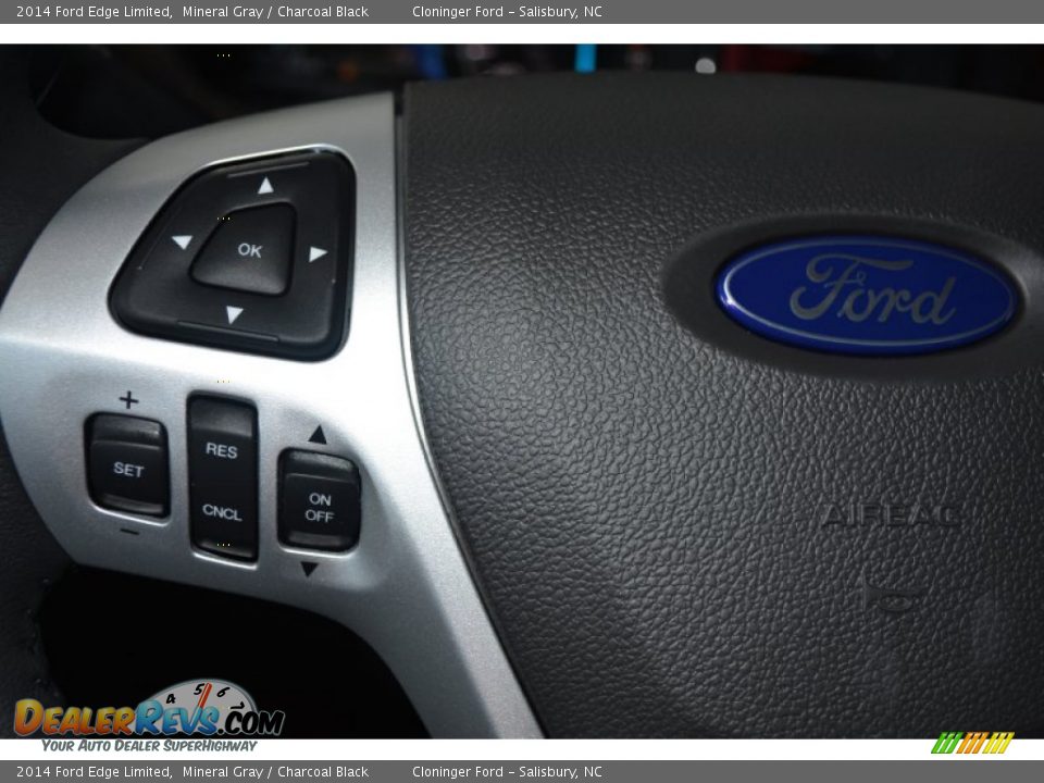 2014 Ford Edge Limited Mineral Gray / Charcoal Black Photo #26