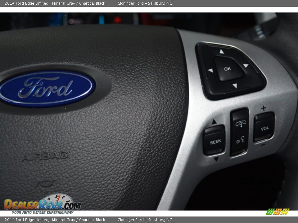 2014 Ford Edge Limited Mineral Gray / Charcoal Black Photo #27