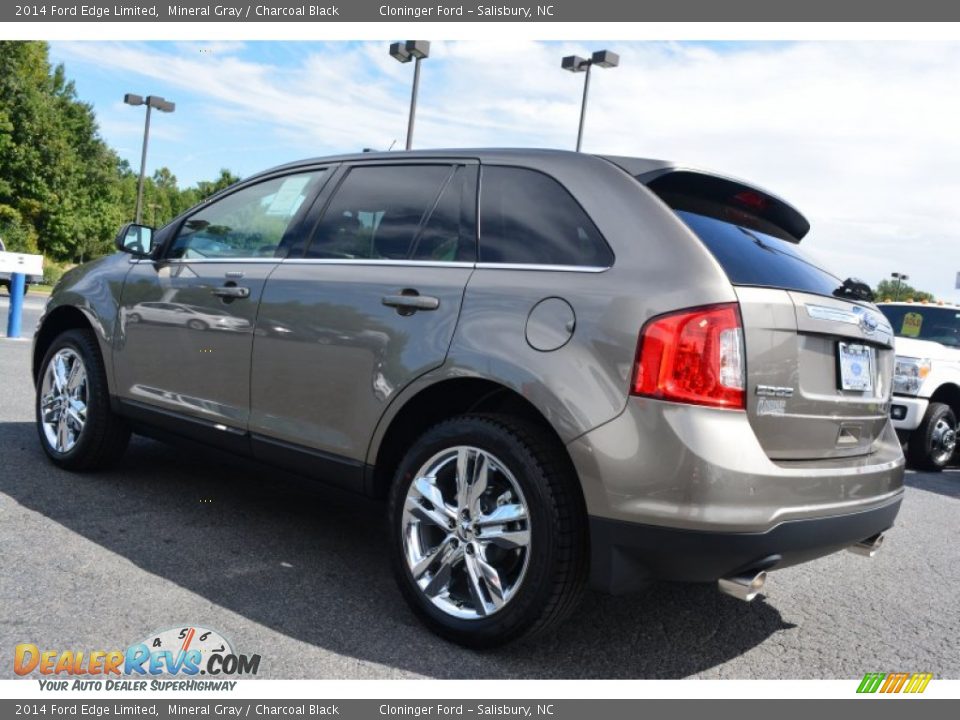 2014 Ford Edge Limited Mineral Gray / Charcoal Black Photo #32