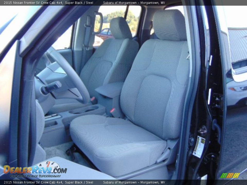 2015 Nissan Frontier SV Crew Cab 4x4 Super Black / Steel Photo #12