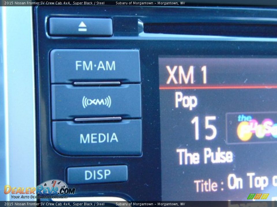 2015 Nissan Frontier SV Crew Cab 4x4 Super Black / Steel Photo #15