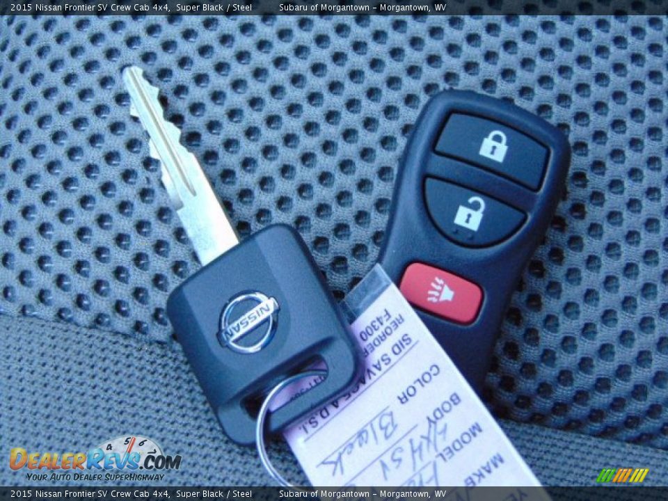 2015 Nissan Frontier SV Crew Cab 4x4 Super Black / Steel Photo #19