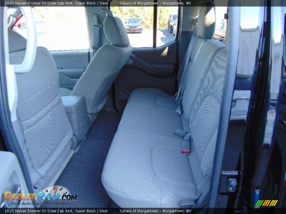 2015 Nissan Frontier SV Crew Cab 4x4 Super Black / Steel Photo #20