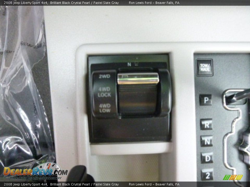 2008 Jeep Liberty Sport 4x4 Brilliant Black Crystal Pearl / Pastel Slate Gray Photo #17