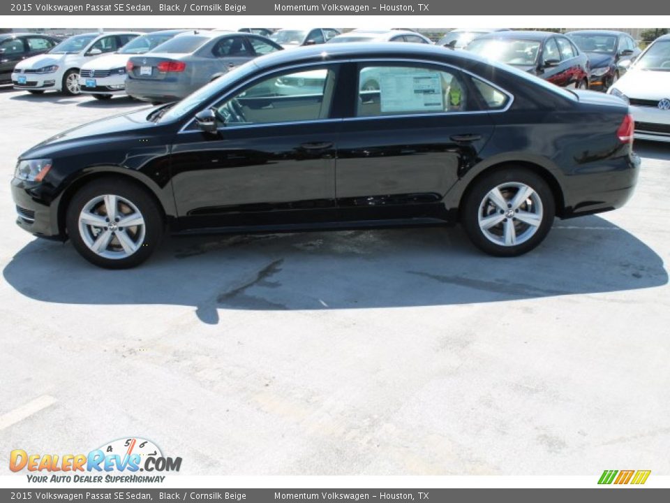 Black 2015 Volkswagen Passat SE Sedan Photo #5
