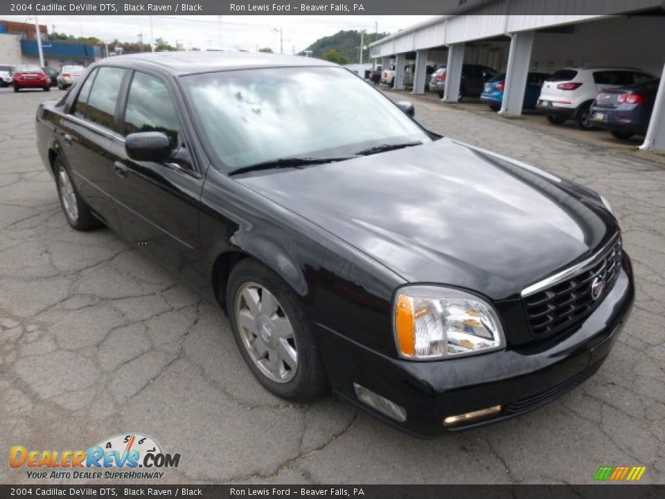 2004 Cadillac DeVille DTS Black Raven / Black Photo #2