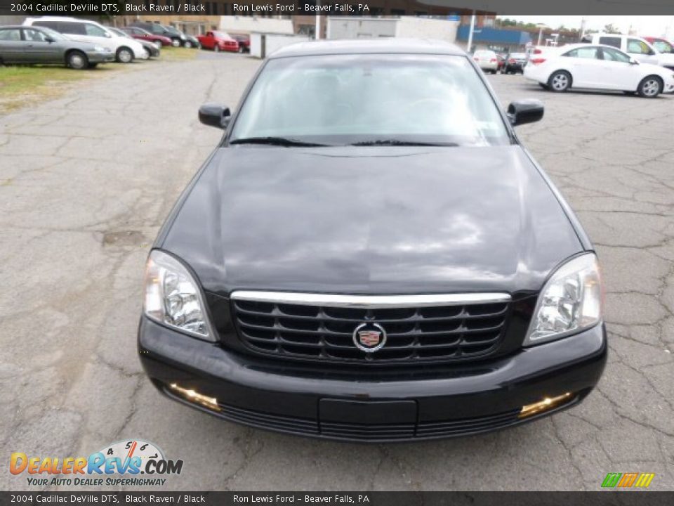 2004 Cadillac DeVille DTS Black Raven / Black Photo #3