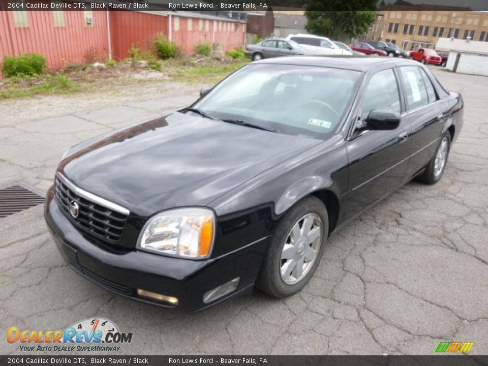 2004 Cadillac DeVille DTS Black Raven / Black Photo #4