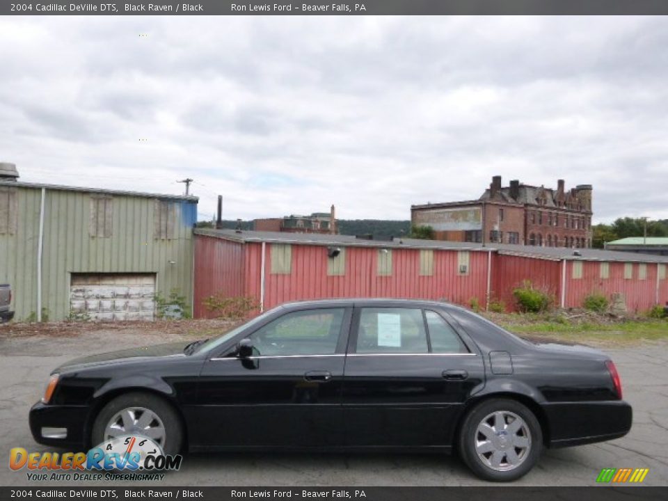 2004 Cadillac DeVille DTS Black Raven / Black Photo #5