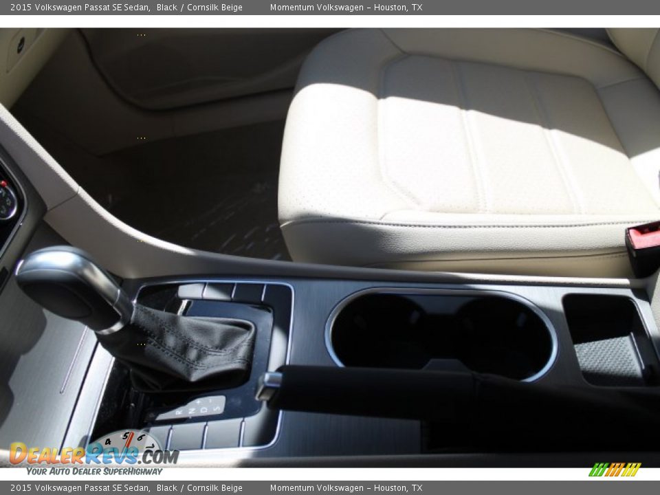 2015 Volkswagen Passat SE Sedan Black / Cornsilk Beige Photo #13