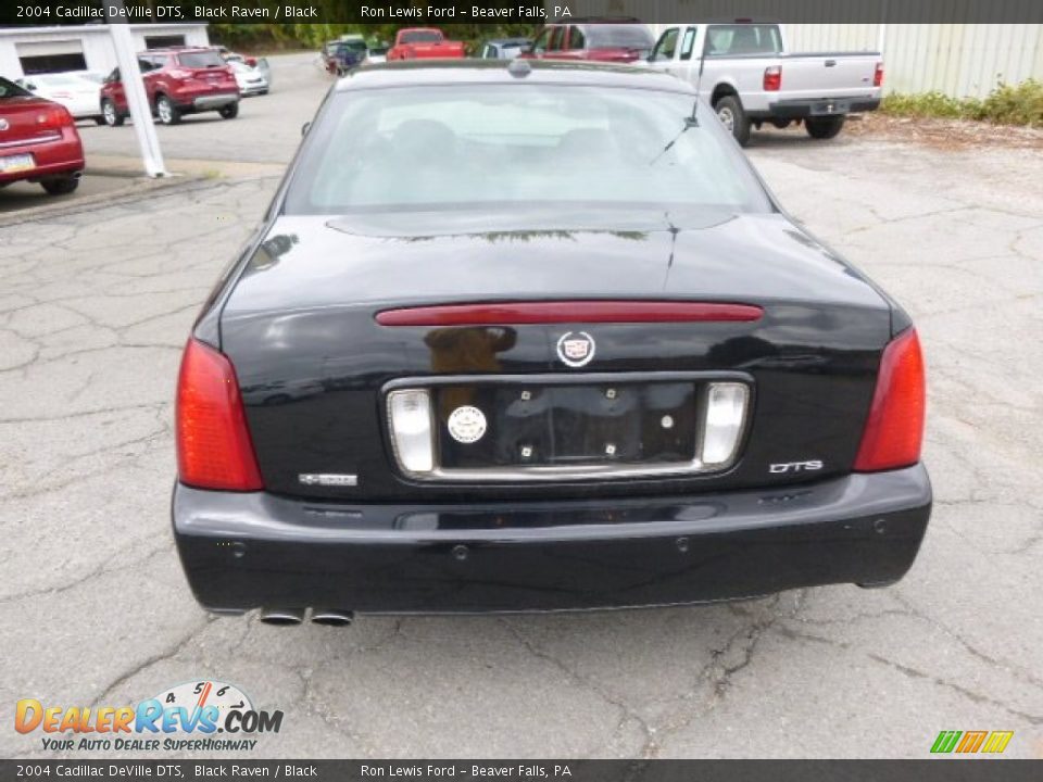2004 Cadillac DeVille DTS Black Raven / Black Photo #7