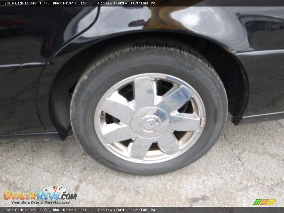 2004 Cadillac DeVille DTS Black Raven / Black Photo #9