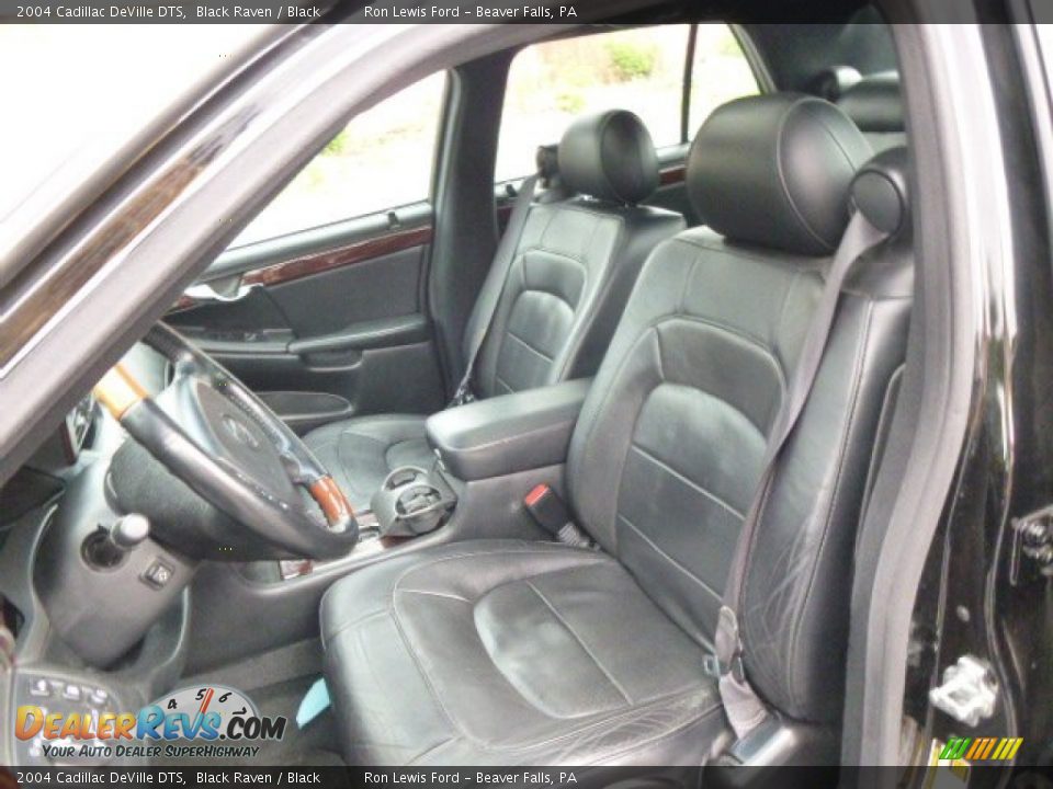 2004 Cadillac DeVille DTS Black Raven / Black Photo #10