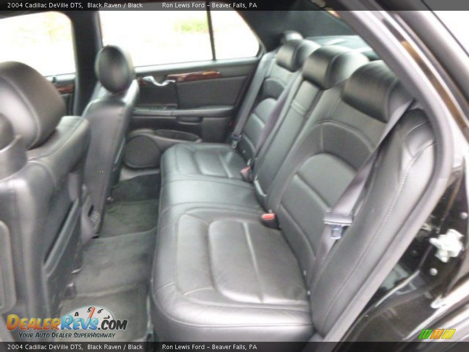 2004 Cadillac DeVille DTS Black Raven / Black Photo #12
