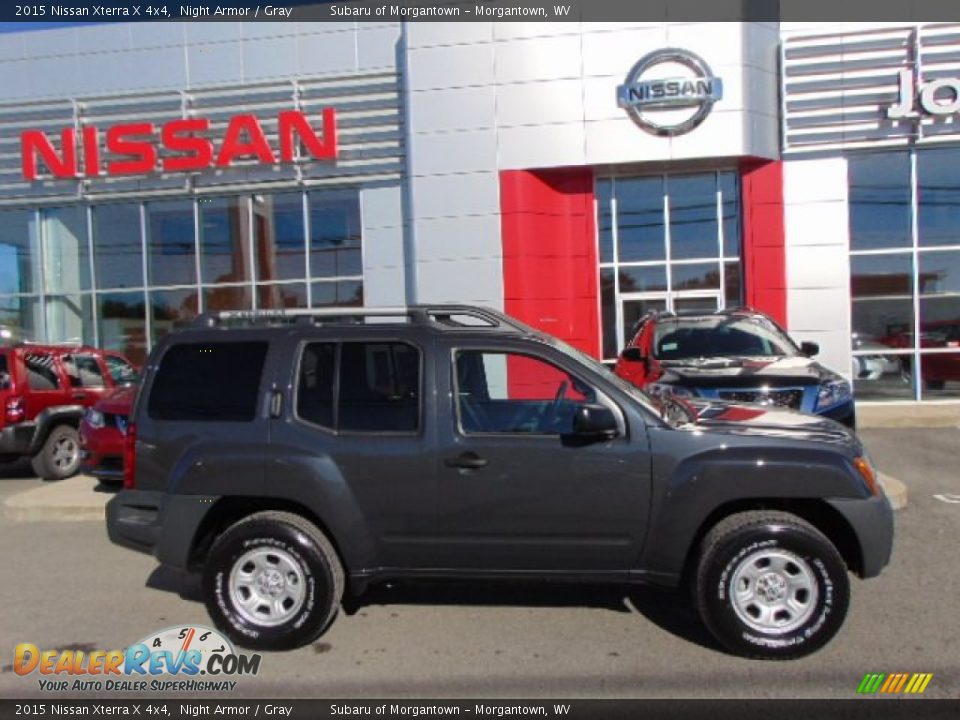 2015 Nissan Xterra X 4x4 Night Armor / Gray Photo #2
