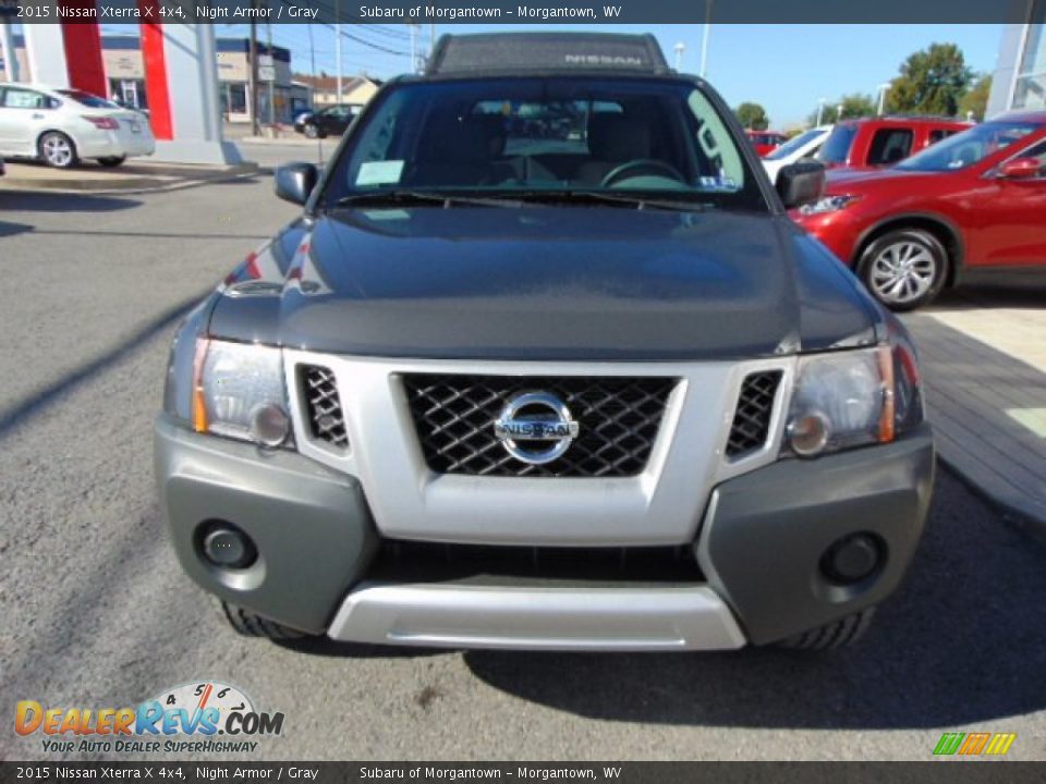 2015 Nissan Xterra X 4x4 Night Armor / Gray Photo #5