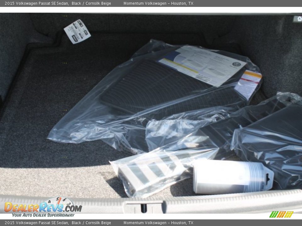 2015 Volkswagen Passat SE Sedan Black / Cornsilk Beige Photo #23