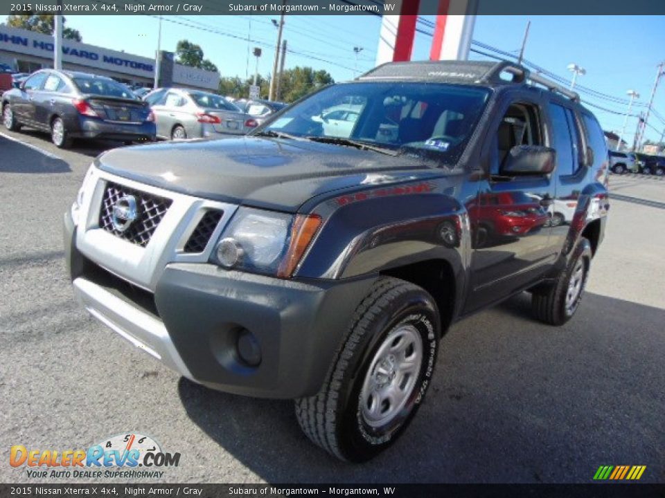 2015 Nissan Xterra X 4x4 Night Armor / Gray Photo #6