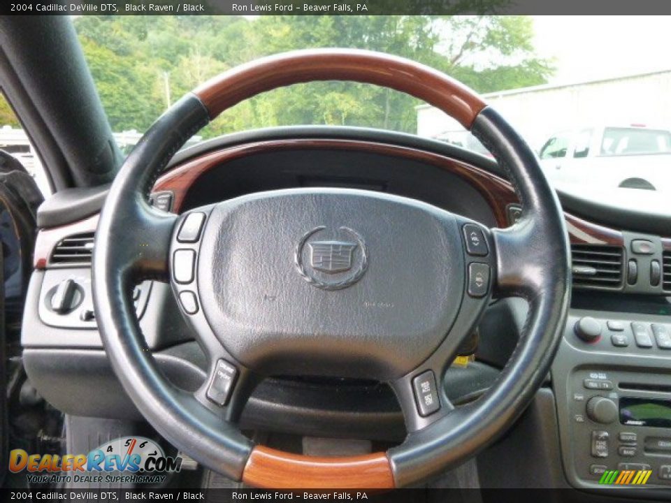 2004 Cadillac DeVille DTS Black Raven / Black Photo #18
