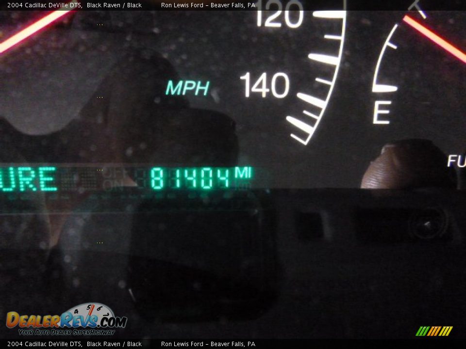 2004 Cadillac DeVille DTS Black Raven / Black Photo #19