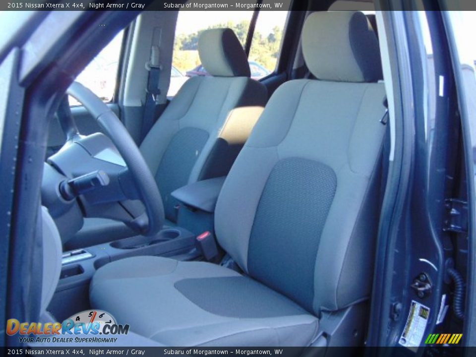 2015 Nissan Xterra X 4x4 Night Armor / Gray Photo #11