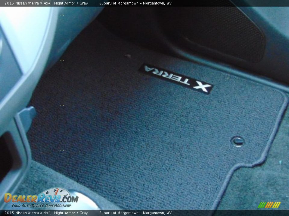 2015 Nissan Xterra X 4x4 Night Armor / Gray Photo #12