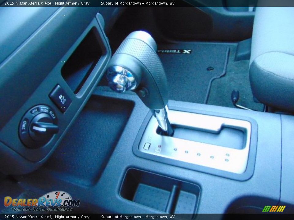 2015 Nissan Xterra X 4x4 Night Armor / Gray Photo #13
