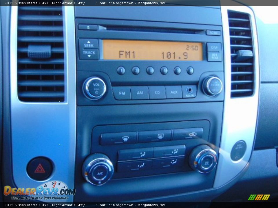 2015 Nissan Xterra X 4x4 Night Armor / Gray Photo #14