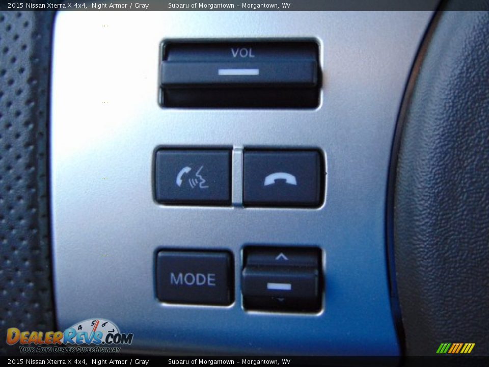 2015 Nissan Xterra X 4x4 Night Armor / Gray Photo #15