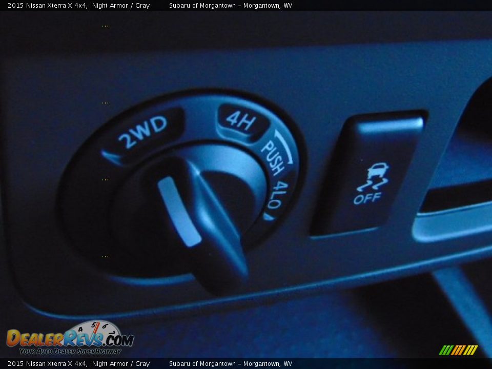 2015 Nissan Xterra X 4x4 Night Armor / Gray Photo #16