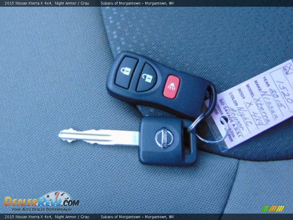 2015 Nissan Xterra X 4x4 Night Armor / Gray Photo #20