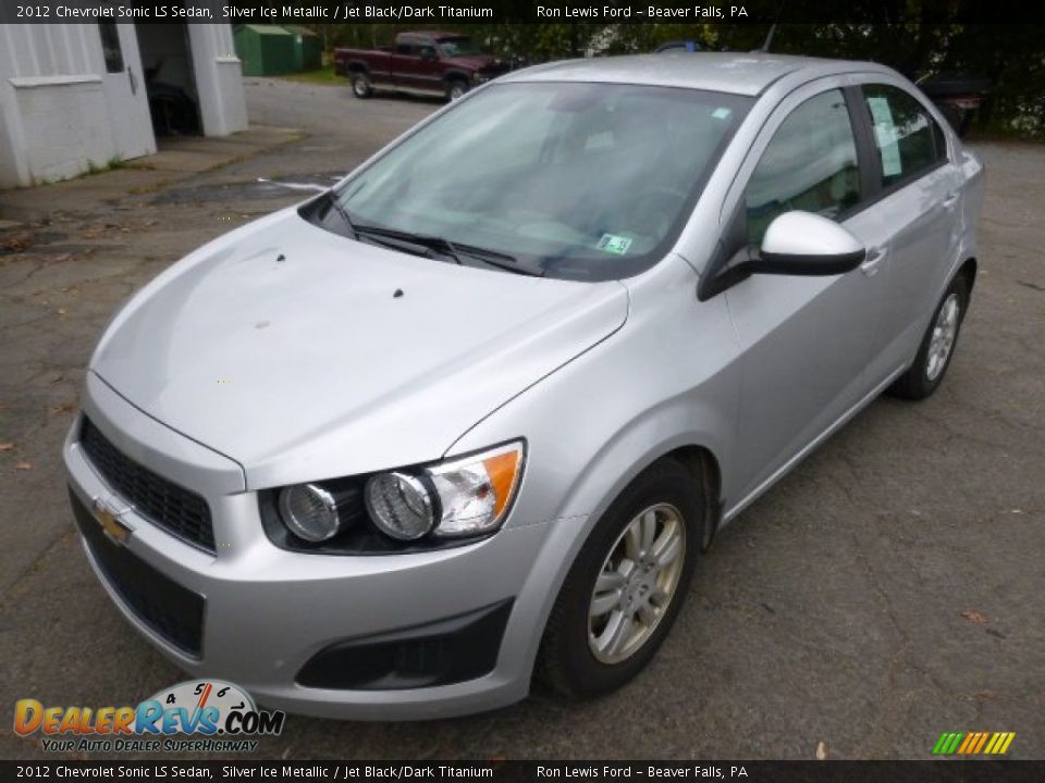 2012 Chevrolet Sonic LS Sedan Silver Ice Metallic / Jet Black/Dark Titanium Photo #4