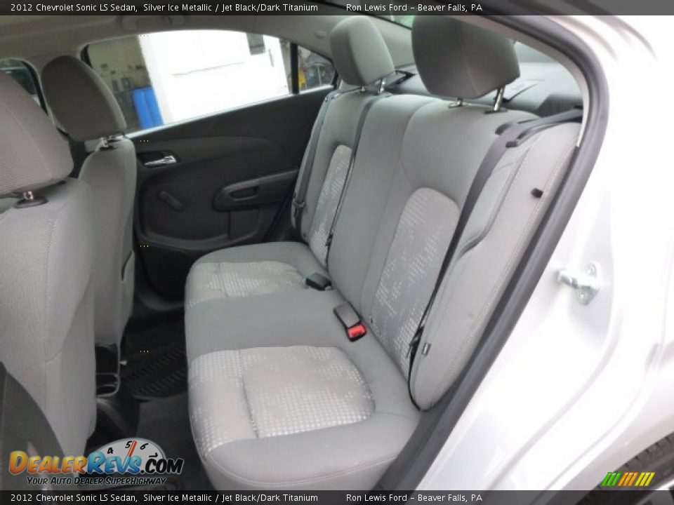 2012 Chevrolet Sonic LS Sedan Silver Ice Metallic / Jet Black/Dark Titanium Photo #12