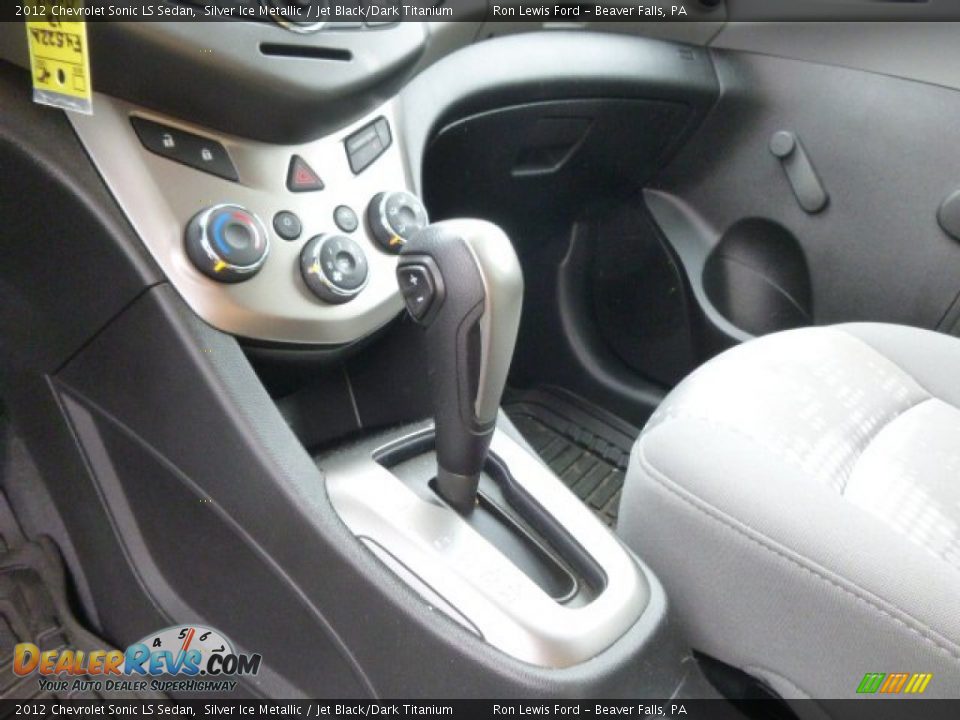 2012 Chevrolet Sonic LS Sedan Silver Ice Metallic / Jet Black/Dark Titanium Photo #16
