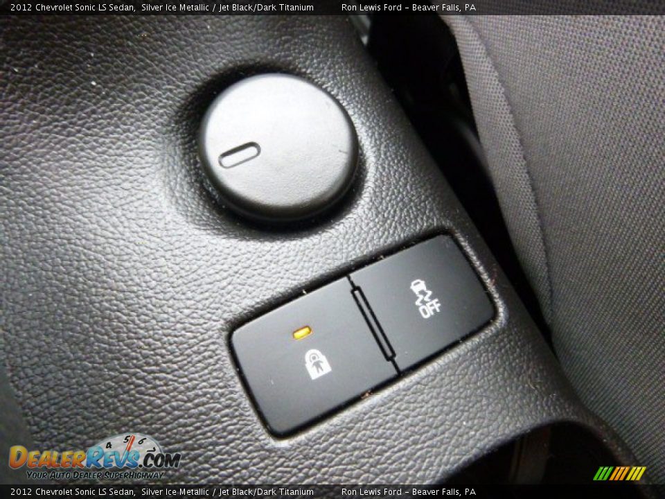 2012 Chevrolet Sonic LS Sedan Silver Ice Metallic / Jet Black/Dark Titanium Photo #17